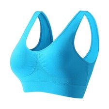Womens Seamless Comfort Bra Sports Bra Gym Crop Top Vest Bandeau Bra Plus Size