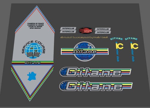 Gitane 1970 decal set - gitane,