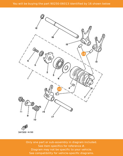 Yamaha pin straight - pin,,