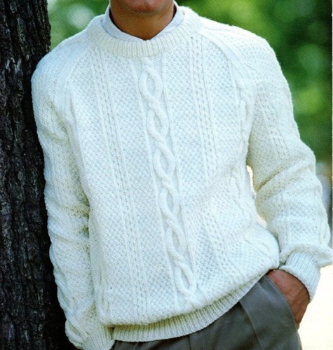 Knitting pattern men aran - knitting,