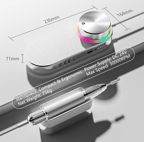 Electric nail file drill - nail, &