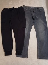 NEXT Mens dark grey denim
