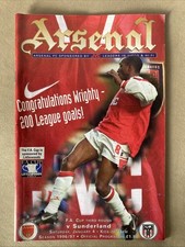 ARSENAL V SUNDERLAND 1996-97