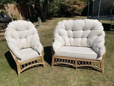 Cane Furniture, Two-seat Sofa