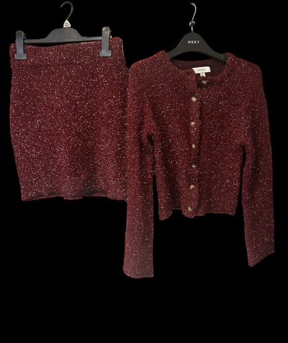 Topshop burgundy red sparkle - topshop,