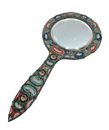 Antique micro mosaic - antique, hand