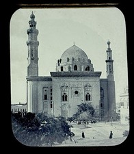 Vintage Magic Lantern Slide, MOSQUE of SULTAN HASSAN. c1920s