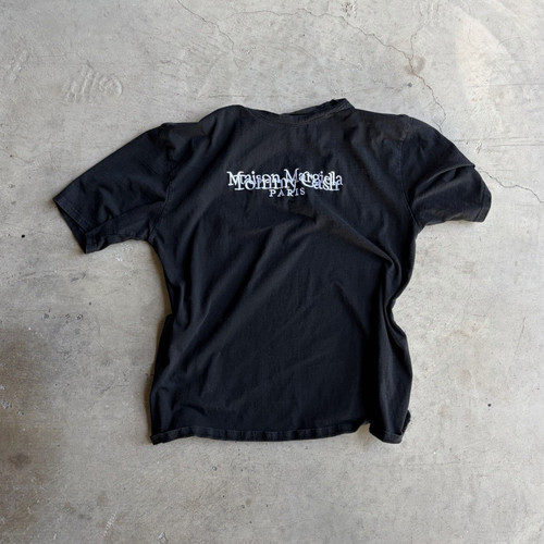 Maison margiela black crew - black,