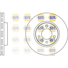 2x Brake Discs Vented For