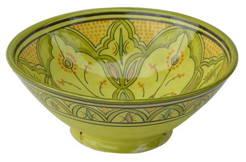 Moroccan ceramic plate bowl - plate,