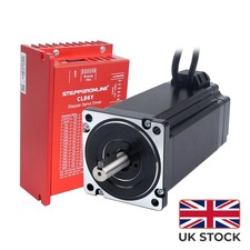 1 Axis Closed Loop Stepper CNC Kit 12Nm Nema 34 Motor w/ 1.5m Cables & Driver