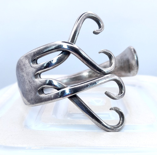Vintage fork bangle - vintage,