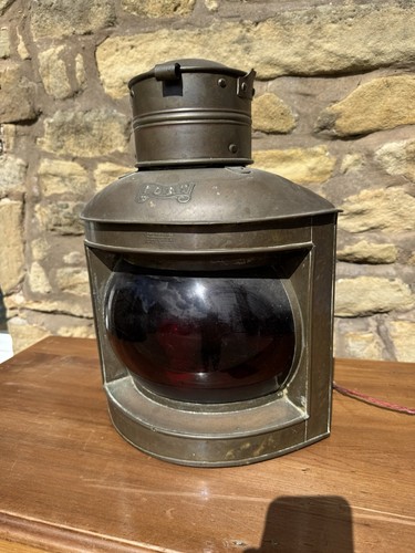 Vintage brass copper port - vintage,