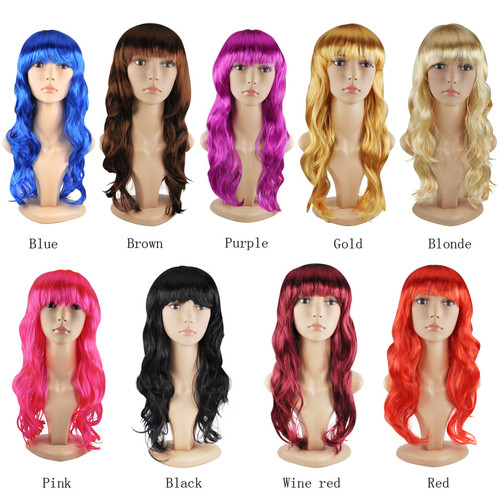 Womens ladies long wavy curly - long,