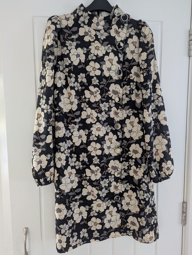 Goat midi dress - midi, black