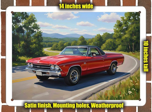Metal sign 1969 chevrolet - sign,