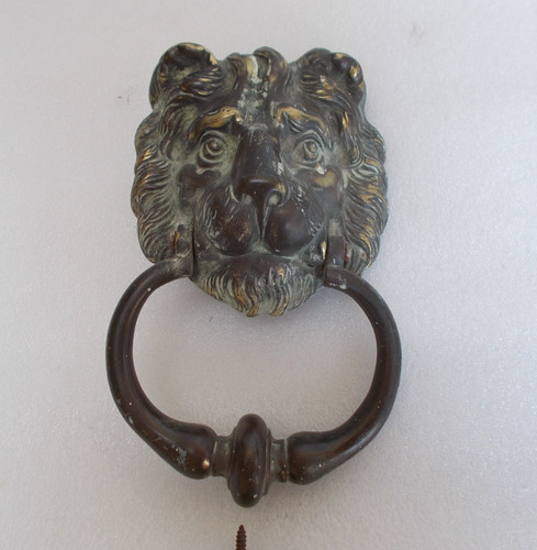 Door knocker antique cast - door,