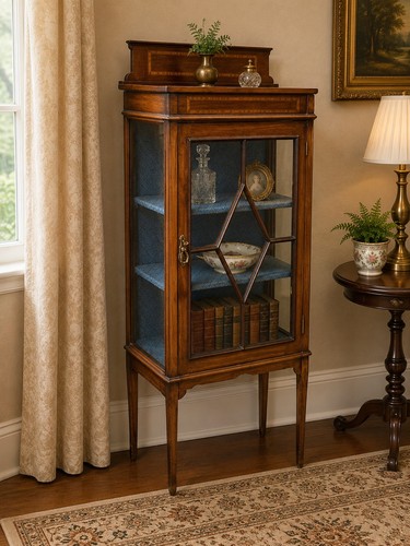 Edwardian inlaid display - inlaid,
