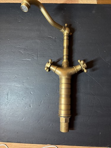 Antique brass bathroom - antique, faucet