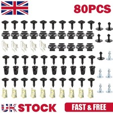 80pcs Fit AUDI A4 A6 A8 TT Undertray Engine Under Cover Fixing Clips Screw Kit
