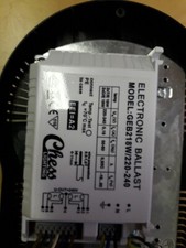 Electronic ballast for 2 x 18W