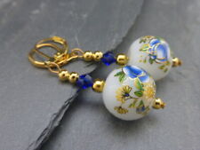 Stunning White, Blue & Gold