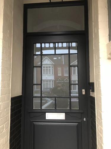Meranti hardwood front door - hardwood,