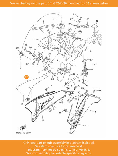 Yamaha graphic fuel - graphic,, tank