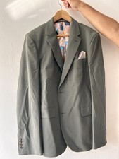 Next Men’s Suit Sage Green