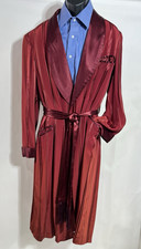 Robe Vintage Men's L Burgundy