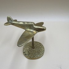 Vintage Brass Spitfire  Plane