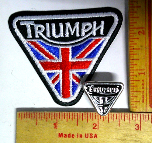 Triumph pin patch vintage - pin-,