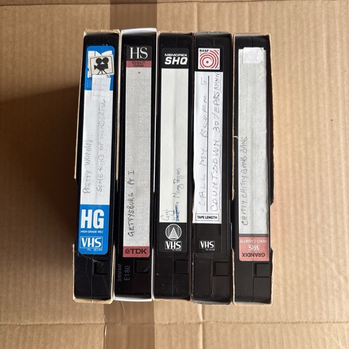 Vhs video cassette - 5, tapes