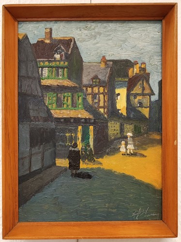 Vintage original signed oil - signed,