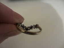 Wishbone Ring Size O Gold and