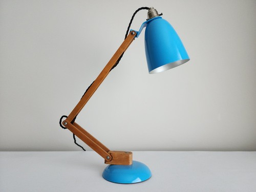 Maclamp 1960s wood arm - , lamp