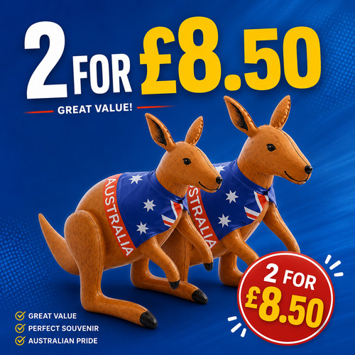 Inflatable kangaroo 70cm - inflatable,