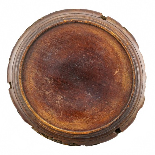Chinese carved wood stand - wood,