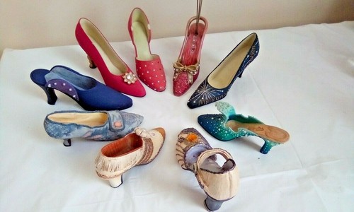 Miniature shoe collection - miniature,