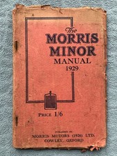 MORRIS MINOR MANUAL  Morris
