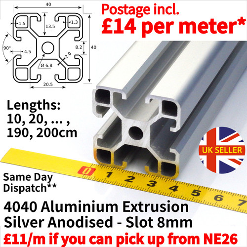 4040 aluminium extrusion - 4040,