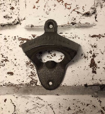 Handy Cast Iron Wall Mounted Bottle Opener