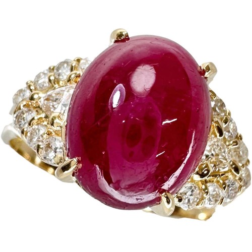 Cabochon ruby 5 03ct - 7.8, 5.03ct