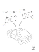 Land Rover Genuine Sun Visor