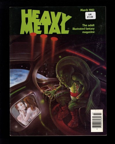 Heavy metal magazine - magazine, march
