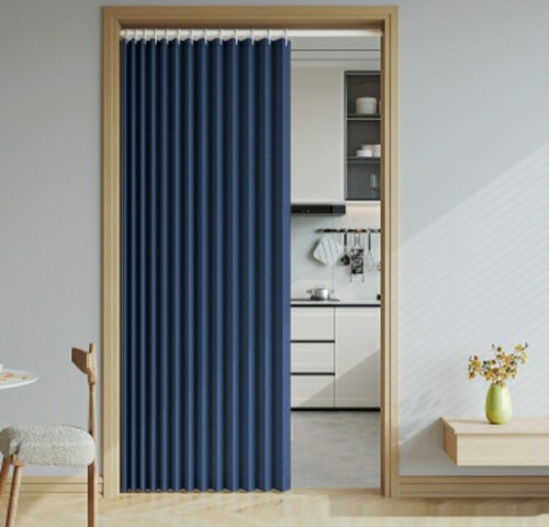 Folding door curtain room - door,