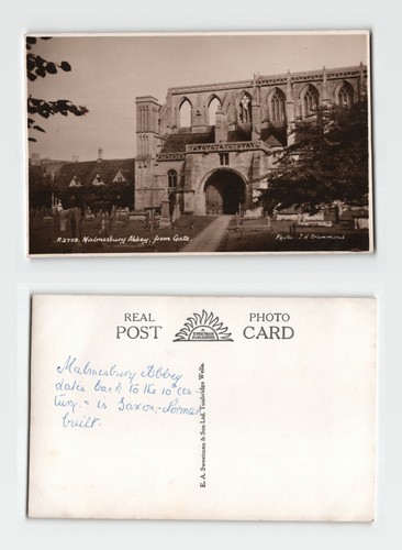 Postcard malmesbury abbey - -,