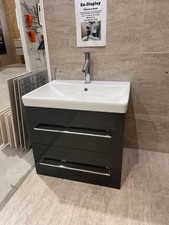 Villeroy & Boch Avento Wall Hung Basin & Vanity Unit 2 Drawer With 1 Axor Tap