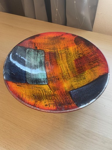 Poole studio pottery orange - studio,