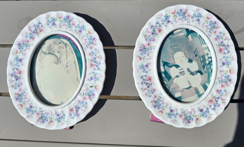 Vintage pair wedgwood angela - pair,
